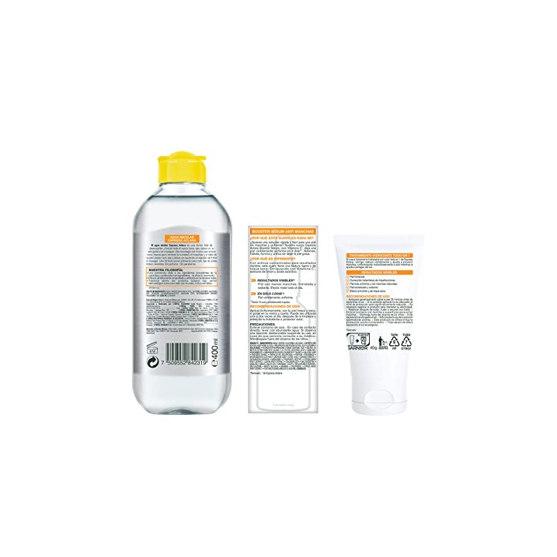 Garnier Skin Active Kit Express Aclara: Sérum, Todo en 1