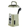Camping Lamp Hand Cranked Solar Power Indicator LED IPX3 Waterproof