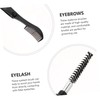 minkissy Multifunctional Eyebrow Lash Brush Set 6PCS Black Combs for