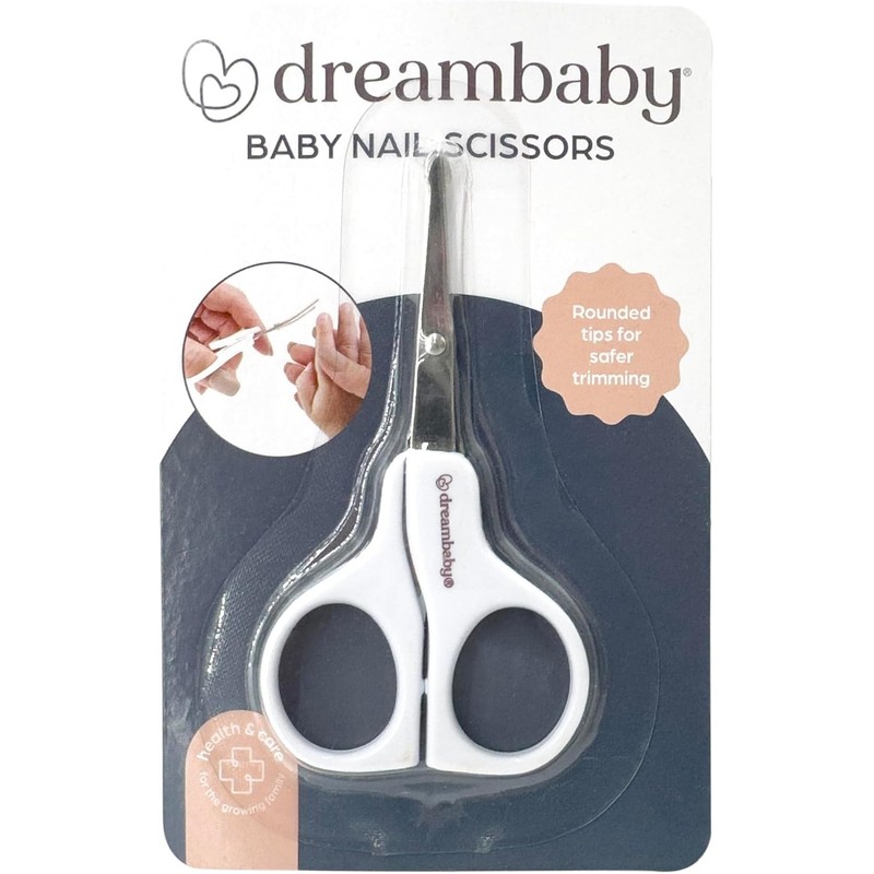 Dreambaby Infant Safety Nail Trimmer Scissors - with Rounded Tip