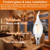 Ivyemons Dimmable CA11 E12 LED Candelabra Bulb, 40W Equivalent Frosted
