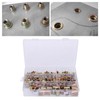 180Pcs Flat Heads Rivet Insert Nut Kit Metric Carbon Steel