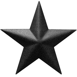 EcoRise Dark Bronze Barn Star – Star Wall Décor, Metal Stars for Outside or Inside of House, Iron Texas Metal Star Rustic Vintage Western Country Home Farmhouse Wall Art Decorations (5")