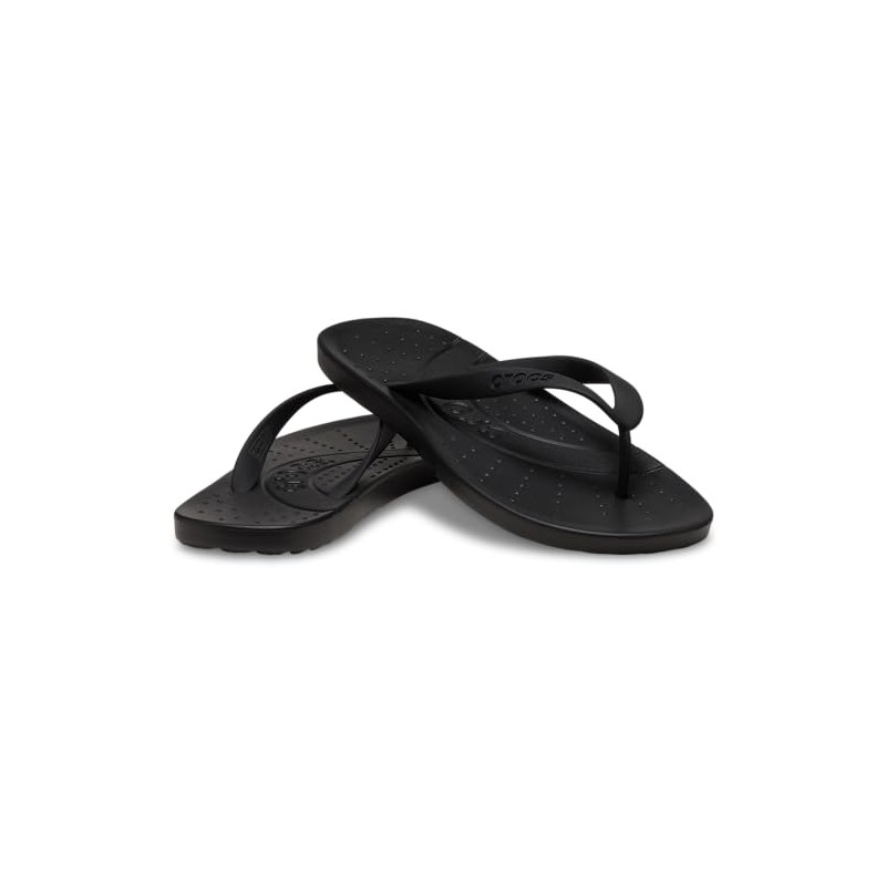 Crocs Unisex's Flip Flop, Black, M4/W5 UK