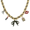 Betsey Johnson Womens Going All Out Charm Necklace