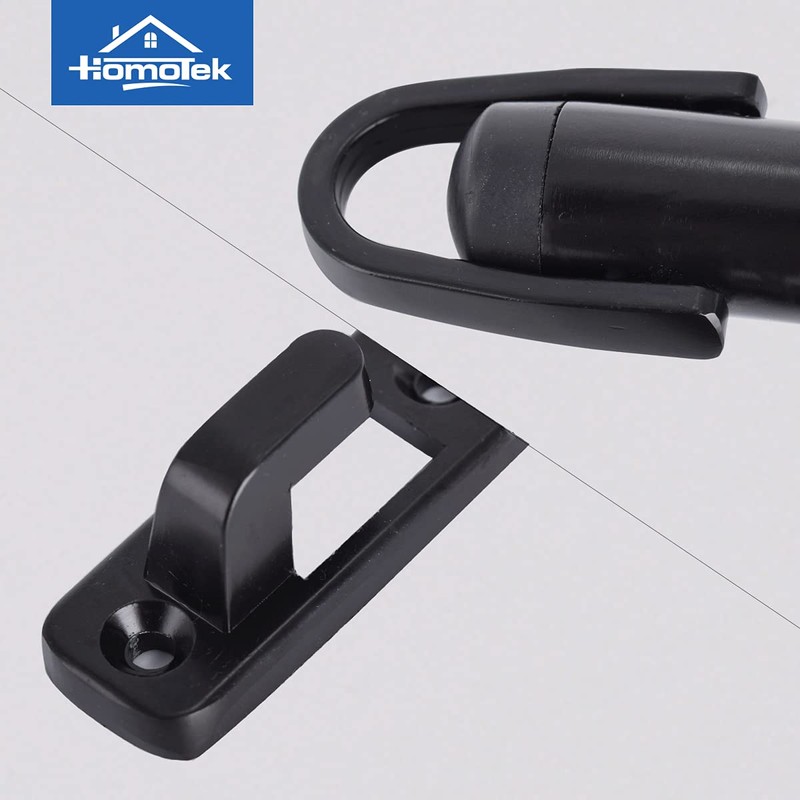 HOMOTEK Heavy Duty Latch Hook Stop Windproof,Door Holder Stopper with