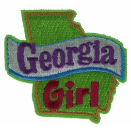 Girl Georgia Badge 2 inch Patch AVA2400 F3D3E