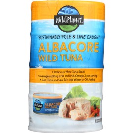 Wild Planet Wild Albacore Tuna Cans, 5 Ounce, 4 Pack