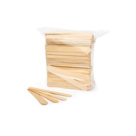 IceStick Pack of 100 Mouth Depressors 15 cm Wooden Sticks for Crafts Ice Sticks Wood 150 mm x 17 mm x 1.7 mm Wooden Ice Sticks Birch DIY Wooden Spatula for Children Smooth Spatula Wooden Sticks