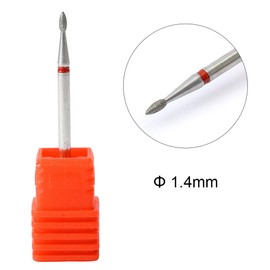 BNG Cuticle Bit Nail Drill for Electric Nails File Professional 1 Pcs Cone Diamond Carbide Cuticle Cleaning Efile Bits Nail Art Replacement Burr Manicure File Tool