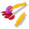 THE TWIDDLERS - 30 Playdough Clay Tools Cutters Kit &