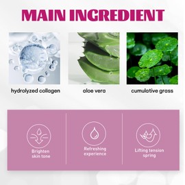 Hydrolized Collagen Neck Firming Cream, Hydrolysed Collagen Neck Cream, Skin Tightening Cream for Saggy and Firm, Neck Line Anti-Wrinkle Cream, Moisturise and Fill Water