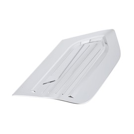 Partuto Fuel Tank Door Cap for Honda Fit 2021-2025 Fuel Filler Flap Cover Adhesive Type Chrome Silver Tone ABS Fuel Filler Door Gas Cap