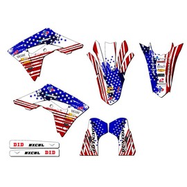 2019-2025 CRF 450 X Merica USA Senge Graphics Base Kit Compatible with Honda