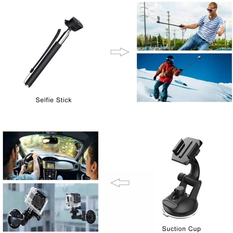 GoPro Juego De Accesorios Para Cámara Gopro10/gopro8 Extreme Sport