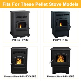SRV7077-003 Firepot for PelPro PP130 PP60 PP70 PP130-B PP130B PPC90 TSC90 PP150, Pleasant Hearth PH35PS PH50CABPS PH50PS, Quadra-Fire/quadrafire Outfitter-II Pellet Stoves, Burn Pot for PelPro PP130