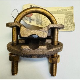 Burndy GAR1729  Copper 2/0 AWG Grounding Connector Wire To Pipe Rod Rebar Burial