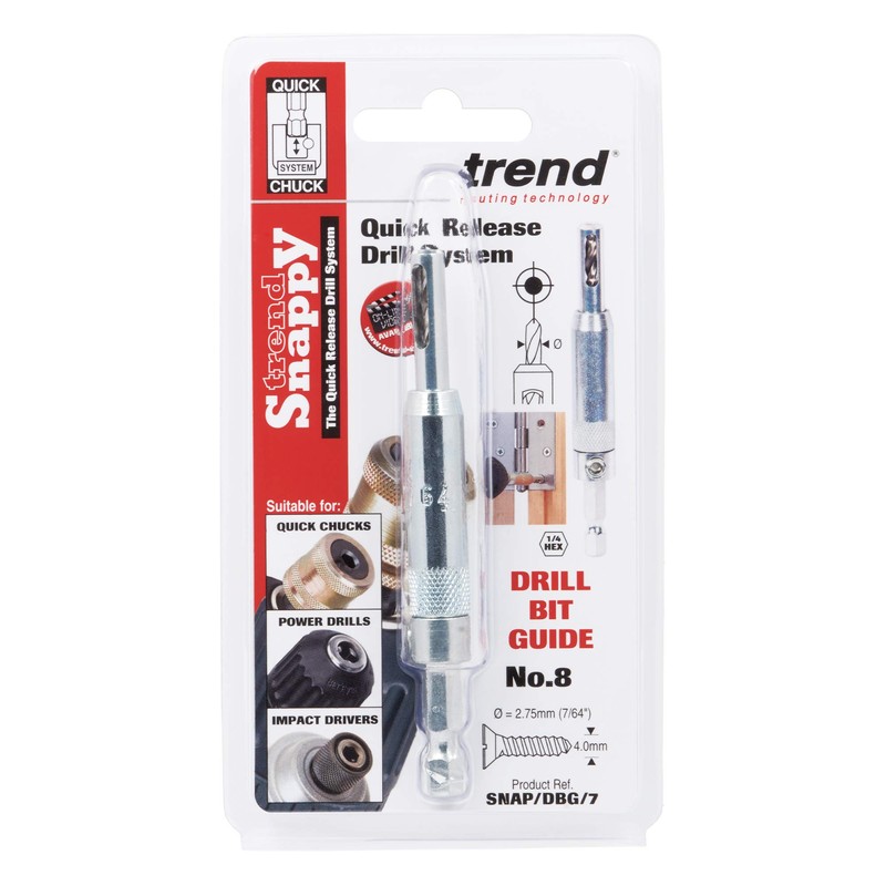 Trend Snappy 2.75mm Drill Bit Guide for Precise Centred Pilot