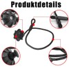 Pack of 2 Parcel Shelf Clips, 2 Pieces Retaining Strap