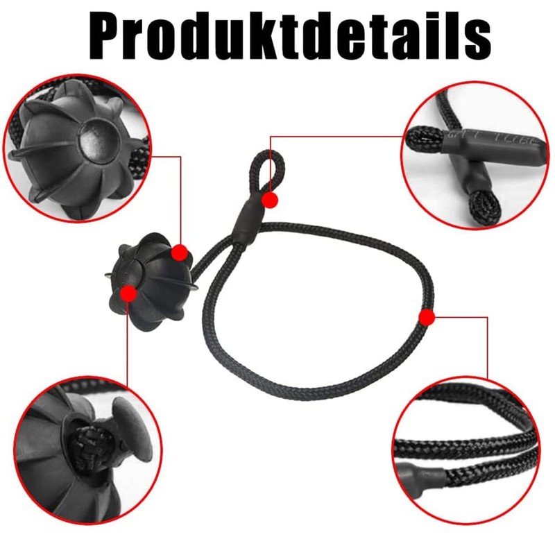 Pack of 2 Parcel Shelf Clips, 2 Pieces Retaining Strap