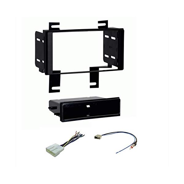 Car Stereo Dash Kit Wire Harness and Antenna Adapter Combo