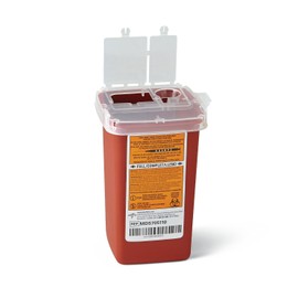 Sharps Container Biohazard Needle Disposal 1 Qt Size