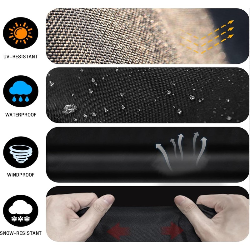 Luccov Folding Table Storage Bag, 25" D X 25" W