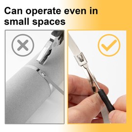 OFFO Metal Zip Tie Release Tool for Stainless Steel Tie Wrap, Tensioning Installation Release Tool for Self-Locking Stainless Cable Ties