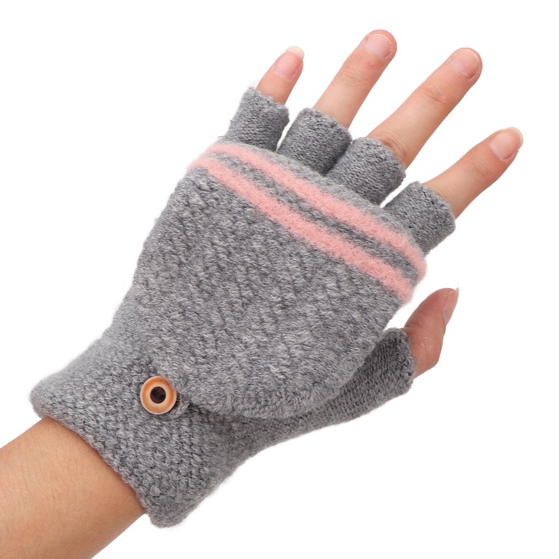 Heated Mitten Gloves Double Sided Heating Promote Blood Circulation USB