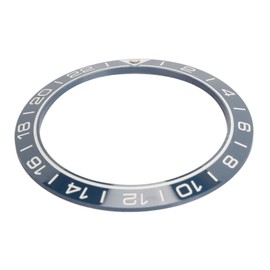 Ceramic Watch Bezel Ring Professional 41.5mm Watch Bezel Insert Replacement Parts Accessory for Watchmaker Blue Base White Digit