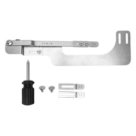 Quilting Guide Stainless Steel Adjustable Easy Mounting Replaceable Sewing Machine Quilting Guide for Repair Replacement
