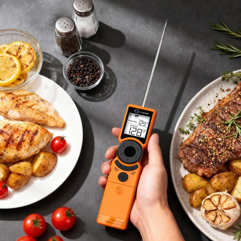 Thermochef Digital Meat Thermometer for Grill, Instant Read Food Thermometers