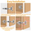 TamBee 1/2 Inch Overlay 175 Degree Cabinet Door Hinges Frameless