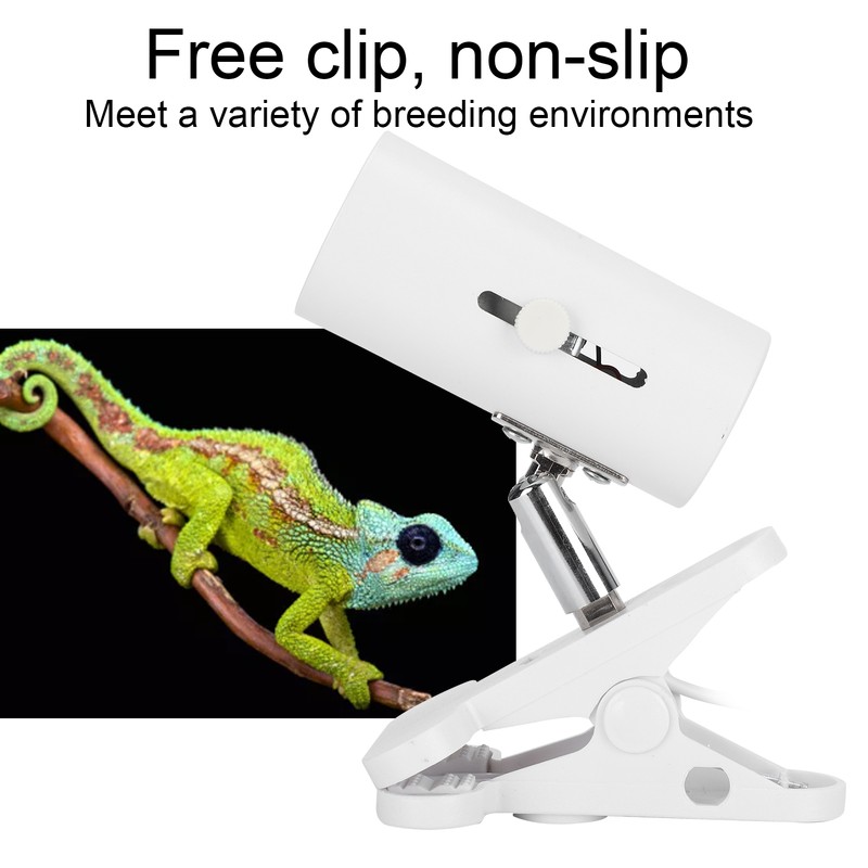 Reptile Sun Basking Lamp Clip on Bracket Rotatable Heat Light