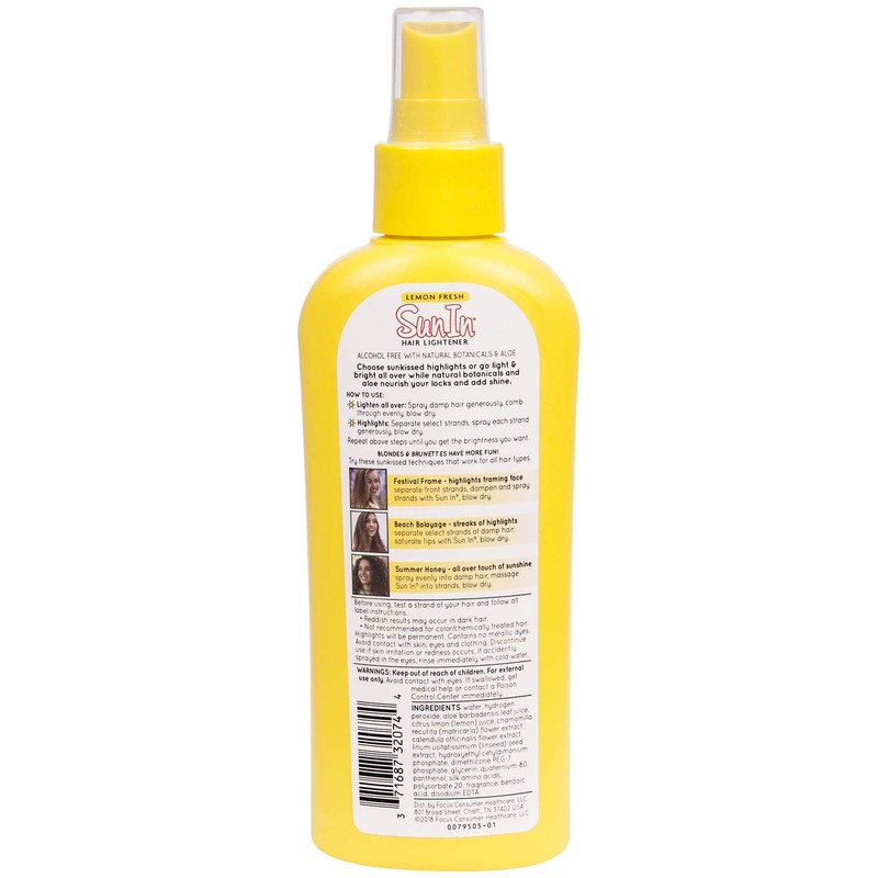 Sun-In Hair Lightener, Lemon 4.7 fl oz (Pack of 1)