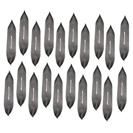 STOBAZA 20pcs Coat Hanger Set With Anti-Slip Foam Cover, Non-Slip Grips, Self-Sticking Wire Hangers, Padded Grey Sponge, Rotating Shoulder Pads, Wooden