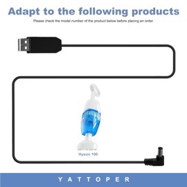 SGEOYPIL Charging Cable Compatible with WYBOT Handheld Above Ground Robotic Pool Cleaner Hyson 100 for Hot Tub Vacuum Spa Vac Replacement Original USB Charger Cord 5V