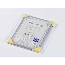 Daisen J091B2501 A4 Large Frame Award Plaque All Light Aluminum