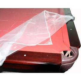 TGA Sports Transparent Pool Table Billiard Dust Cover - Fits 7/8/9 ft. Table