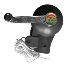 Gralara Patio Umbrella Accessories Outdoor Umbrella Accessories Replace Stainless Holder Side Hanging Umbrella Replacement Parts for Courtyard Patio, Crank Handle