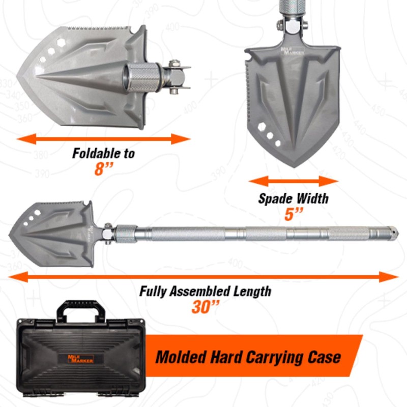 Mile Marker 32004 Pro Terrain Survival Kit | All-in-One Tool