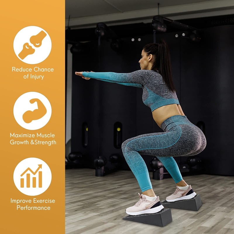 Paterlof Squat Wedge – Slant Board for Squats Non-Slip Squat