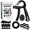 5-piece grip strength training set with counter, adjustable trainer, five-finger