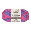 Yatsal Premium 3-Ply Pure Wool Yarn 50 g, Pink/Purple