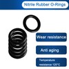 MACHSWON 50 Pcs Black Nitrile Rubber O Rings 8mm OD