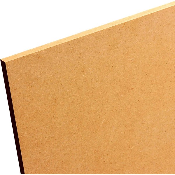 Pack of 2 A4 Size (297mm x 210mm) 9mm Thick MDF Sheets with Smooth Surface for Watercolor Painting, Sketching, Drawing as Well as DIY, Arts and Crafts and Pyrography