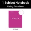 Miquel Rius M Emotions 1 Subject Notebook, Lined 11" x