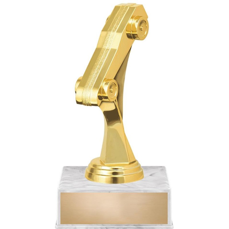 Crown Awards 6.5" Gold Derby Race Car Award Trophy On