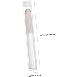 NOLITOY Cepillo Labial Redondo Exfoliante Silicona Brillo Reutilizable Color Depurador