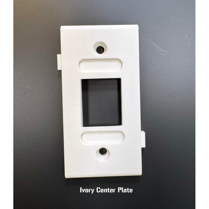 Single Switch Plate Cover – Ivory – 3D Printed Replacement